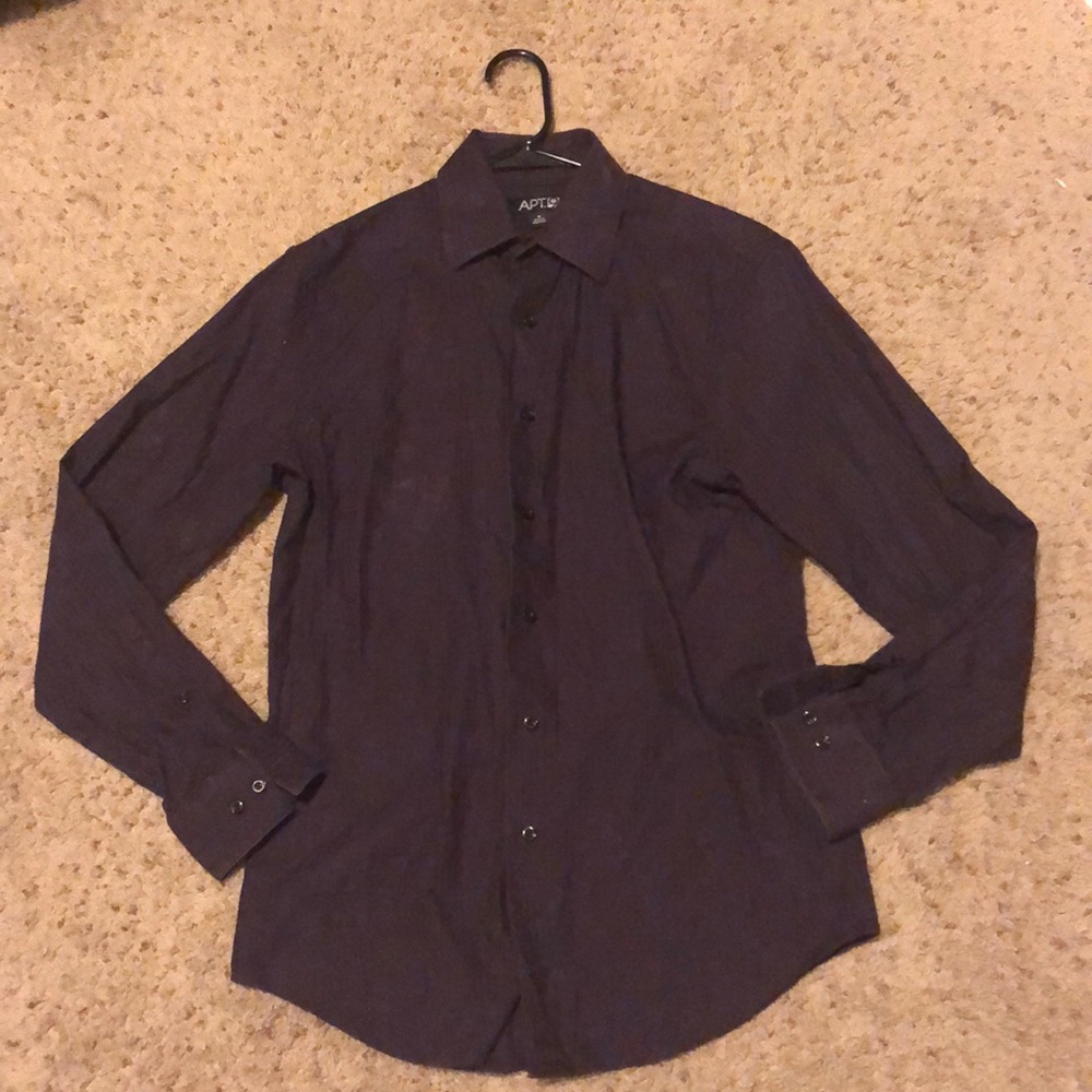 COPY - Purple Apt 9 Collared Shirt Size Small